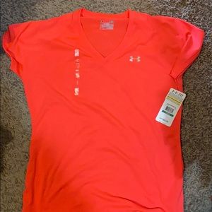 BRAND NEW!!!  Under Armour bright orange top